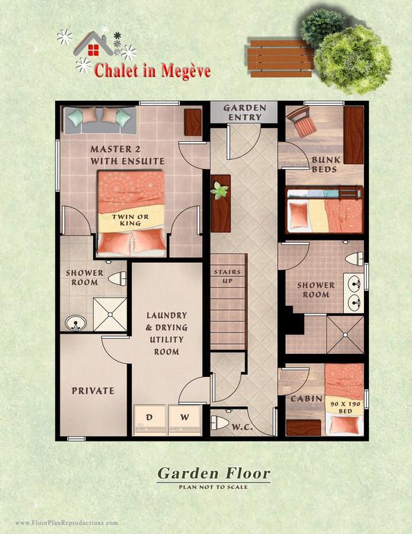 Chalet In Megeve Bed & Breakfast Room photo